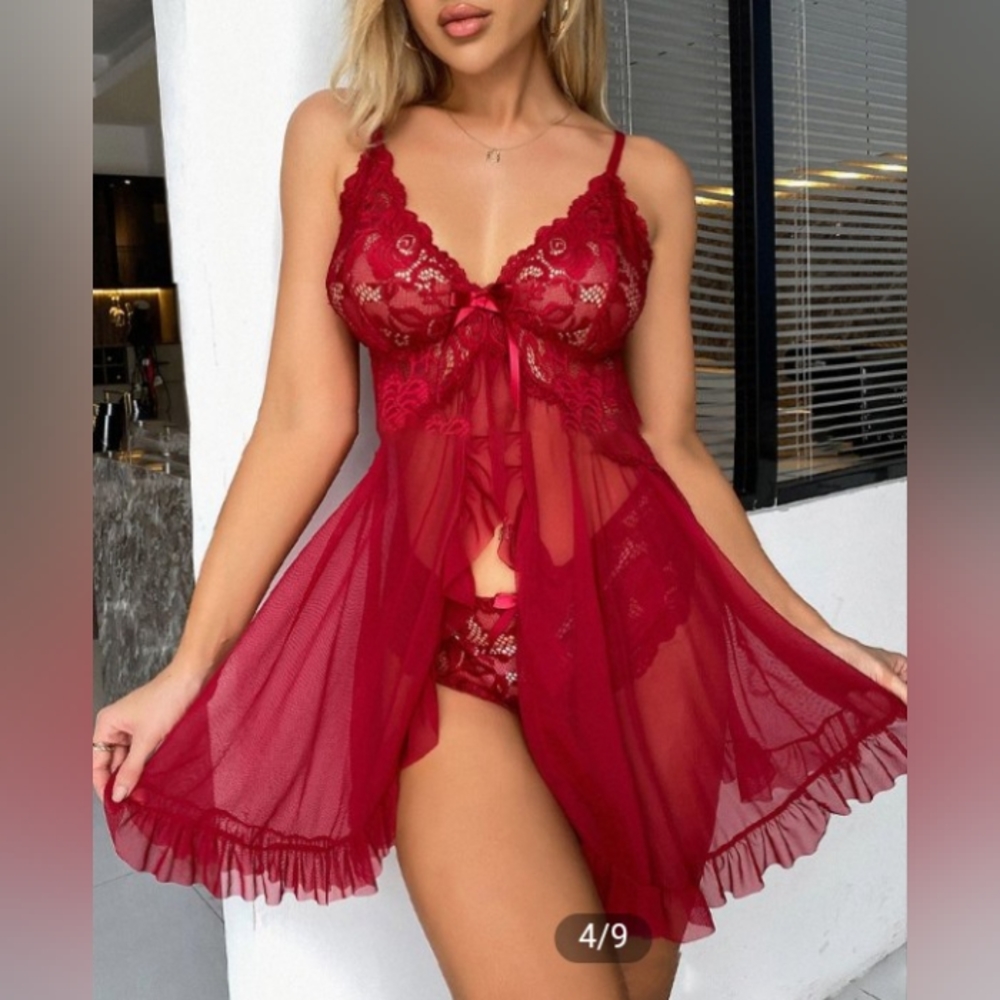 NEW Babydoll Lingerie w/Thongs for a STEAL at ONLY $15!!